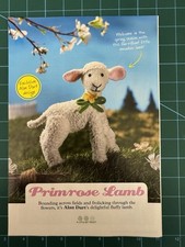 KNITTING PATTERN Alan Dart Primrose spring lamb toy 23cm tall Farm animal Sirdar
