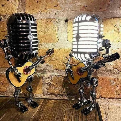Vintage robot lamps steampunk - lamps,