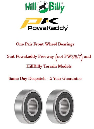 Pair front wheel bearings - wheel,