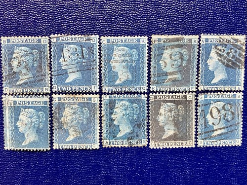 Two penny blue plate - plate, 9