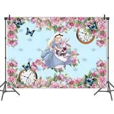 Alice in Wonderland Backdrop