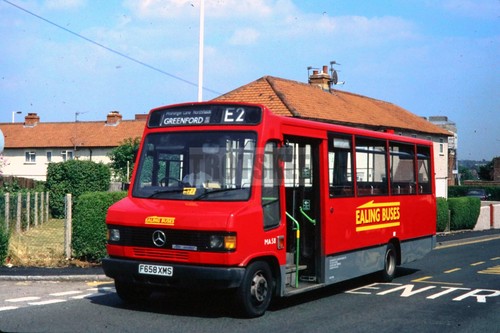 35mm slide ealing buses - ealing,