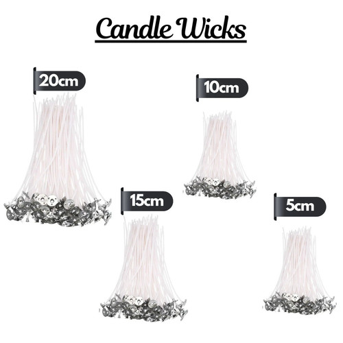 Pre waxed candle wicks - candle, with
