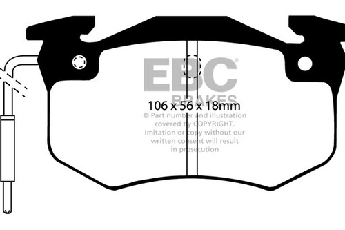 Ebc greenstuff rear brake - ebc, pads