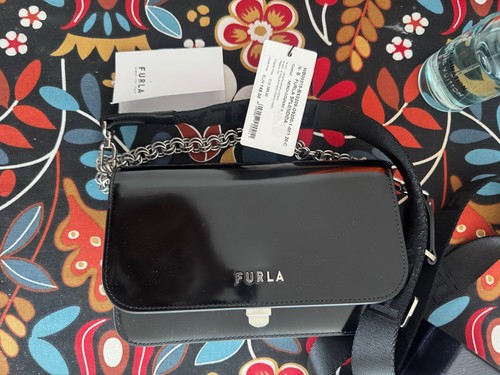 Furla splendida black patent - furla,