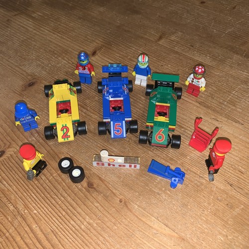 Lego racing car pit stop - lego,