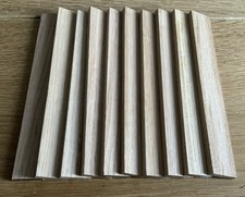 10 x OAK Hardwood Timber Offcuts - *22 x 3 x .9cm - Wood DIY Crafts 428