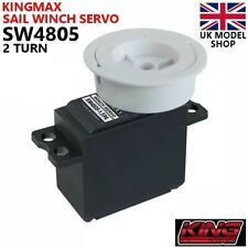 KINGMAX SAIL WINCH SERVO FOR MODEL RC YACHTS DJ65 - 4 TURN SW4805-4PA
