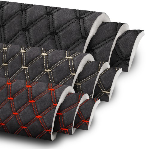 Diamond quilted pu leather - pu,