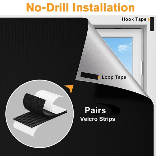 Blackout window shade - shade, stick