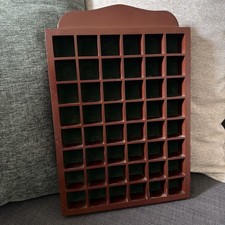 Vintage Wooden Curio Shelf  -