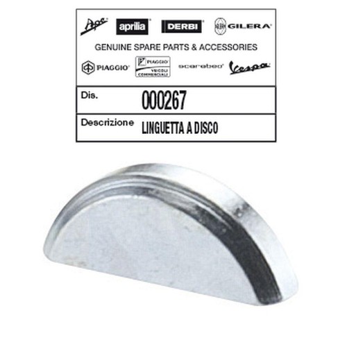 Flywheel key for - key, piaggio