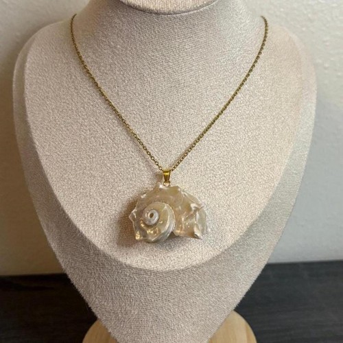 Gold plated conch shell