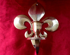 VINTAGE BRASS FLEUR-de-LYS