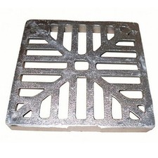 Square 5" 6" 9" Cast Alloy Gully Grid Drain Cover Grate Rust Free Metal