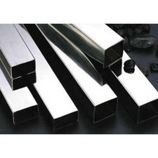 Stainless Steel Box Section Grade 304 MIRROR POLISHED - Various Lengths & Sizes