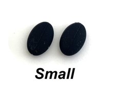 LINEGEAR Nose pads Nose Bombs for Oakley Mars Small - Black [MA-NP-S-BK]