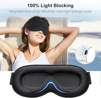 100 blackout sleep masks - blackout,