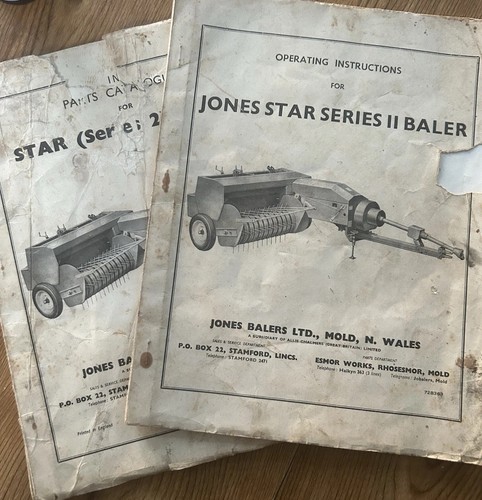 Jones star series baler - jones, 2