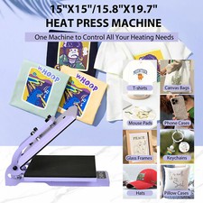 Auto Heat Press Machine 38x38cm / 40x50cm T-shirt Printing Sublimation Machine
