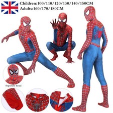 Raimi Spiderman Adult Men Boys Girls Cosplay Costume Jumpsuit Party Fancy Dress