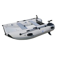 Tahiti Sports Catamaran Series 330 Open Bow Inflatable boat, Light Grey