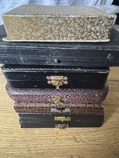 7 Vintage Empty Cutlery Cases