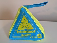 Triominos Sunshine - Rare Variant  - Blue Tiles - Portable - 100% Complete