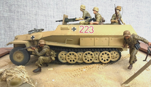 German half track - 5, active