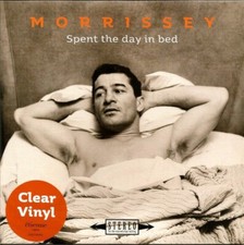 Morrissey Spent The Day In Bed 7" Clear Vinyl UK 2017 Étienne NM