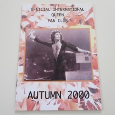 Queen Fan Club Magazine Autumn 2000 Issue Freddie Mercury (Near Mint)