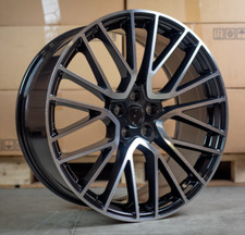 22"811 black pol  alloy wheels