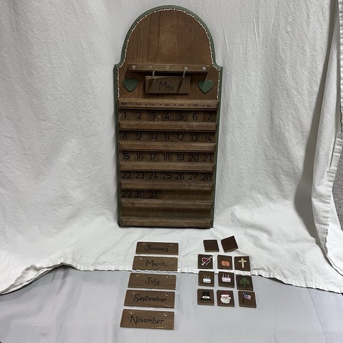 Vintage wooden perpetual - vintage,