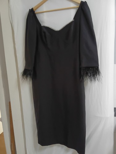 Coast black diamonte - diamonte, feather