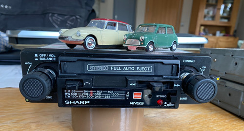 1984 sharp 5800 car stereo - 1984, rg-5800
