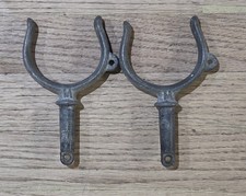 Vintage Pair Oarlocks Oar