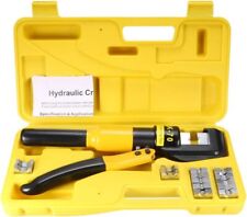 16T Hydraulic Crimping Tool 8 Dies Lug Terminal Crimper for Electric Cable UK