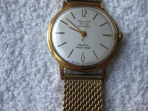 Vintage soviet watch poljot - soviet,