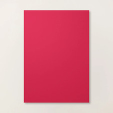 Stampin' Up!  REAL RED A4 CARDSTOCK 24 sheets X 2 PACKS!