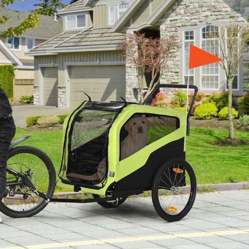 Pawhut dog bike trailer - 2,