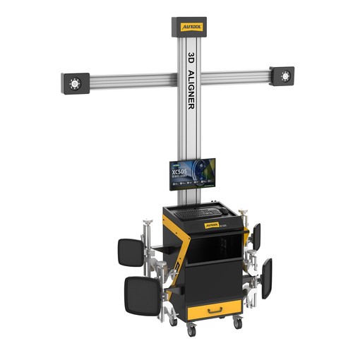 Wheel alignment machine - 3d,