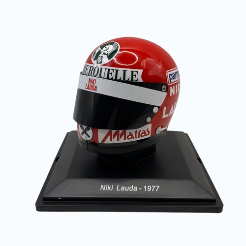 Niki lauda 1977 helmet 5 - niki, 1:5