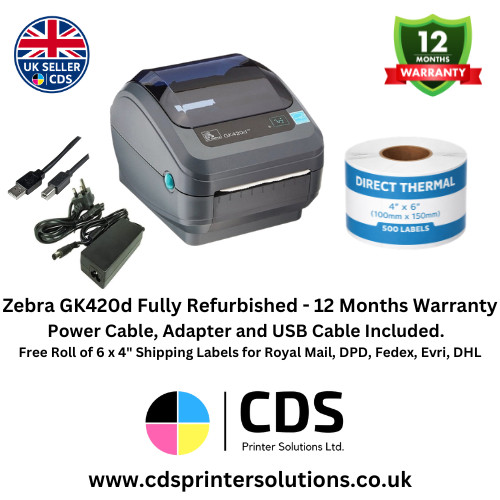 Zebra gk420d 203dpi thermal - 203dpi,