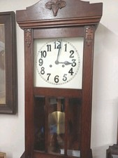 Large Antique Wooden 8 Day