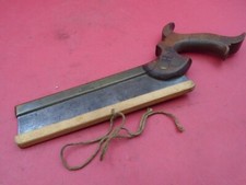 A Vintage Brass Backed Dovetail Saw, 8" x 15TPI by H. Jenkins?