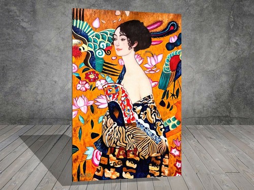 Gustav klimt lady with - gustav,