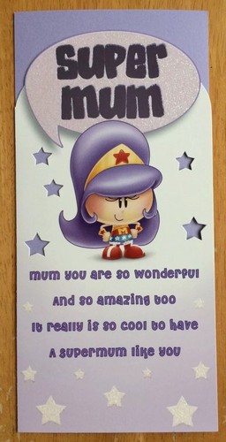 Super mum carte - mum’,