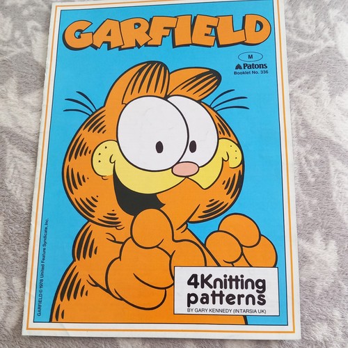 Vintage garfield knitting - garfield,