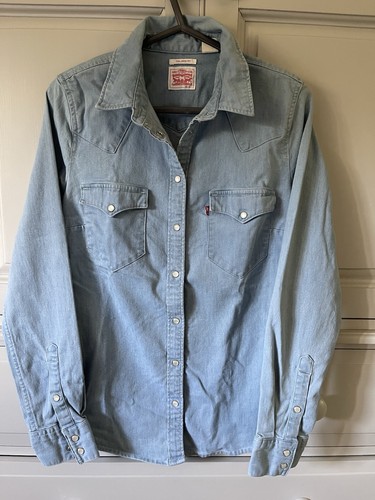 Levis denim shirt womens - womens, small