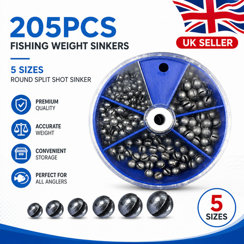205pcs fishing weight sinkers - fishing,
